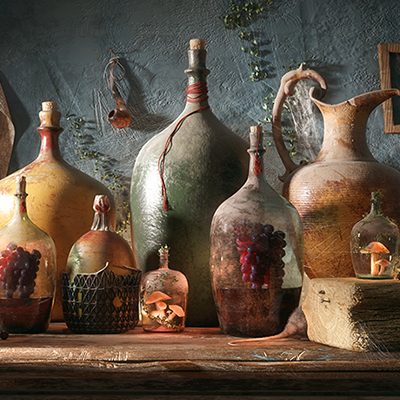 بطری زندگی آثار فرید قنبری (Bottles of life )